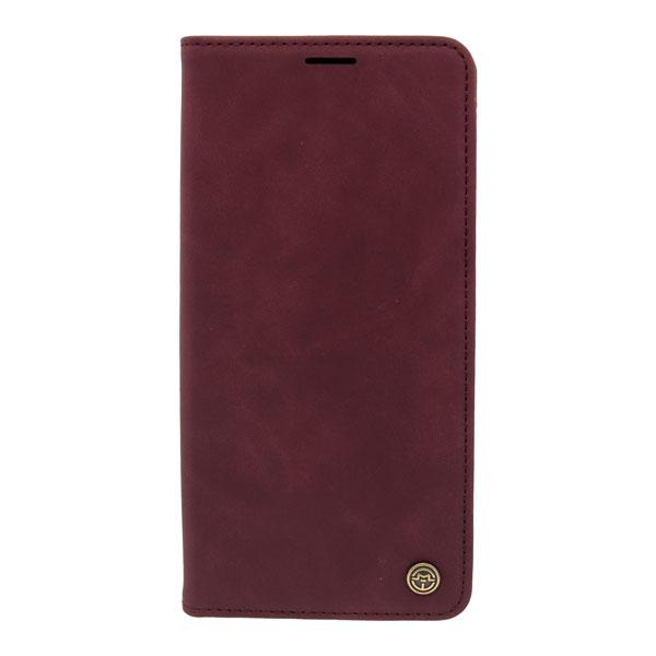 Futrola LEATHER RETRO FLIP za Samsung A14 bordo