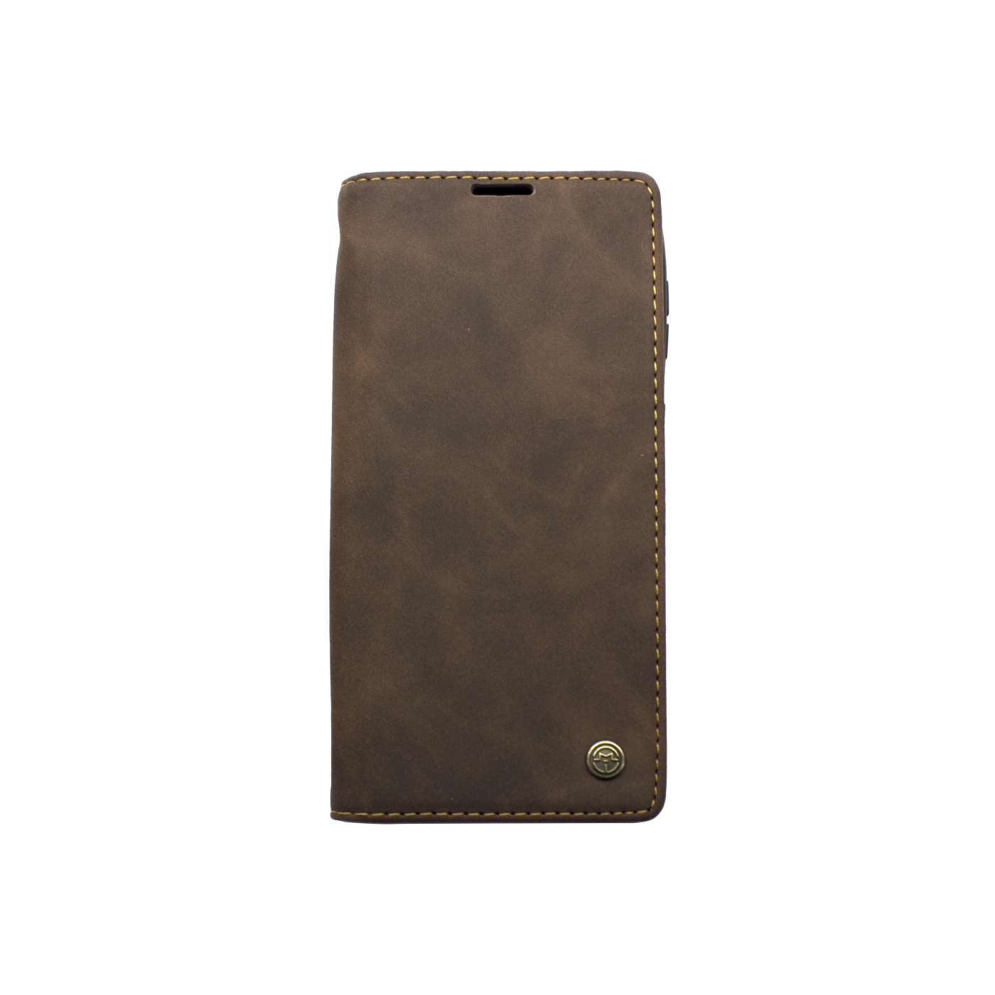 Futrola LEATHER RETRO FLIP za Samsung S21 Plus/G996B tamno braon