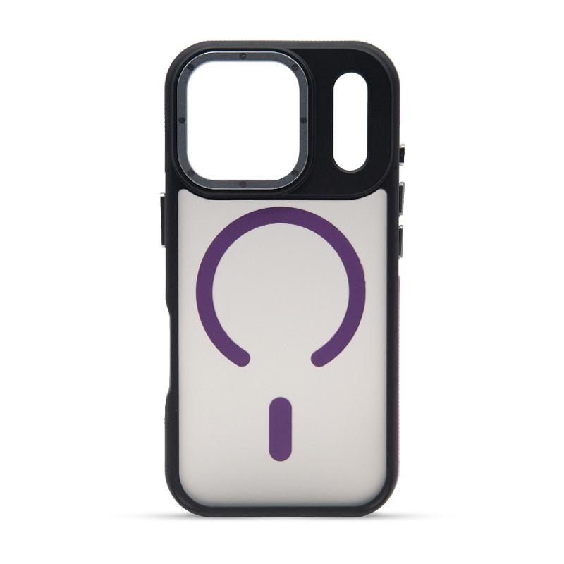 Futrola MAGSAFE COLOR EDGE 2 za Iphone 17 Pro ljubicasta