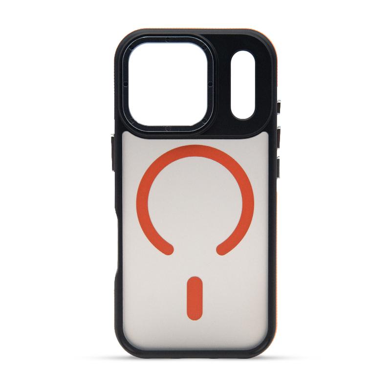 Futrola MAGSAFE COLOR EDGE 2 za Iphone 17 Pro narandzasta