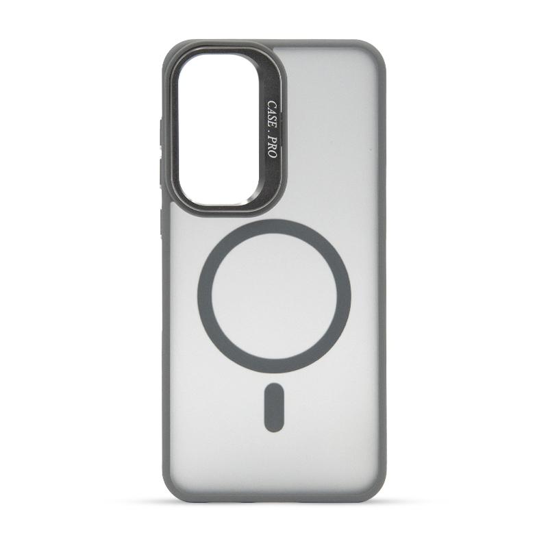 Futrola MAGSAFE COLOR FRAME za Samsung S25 FE siva