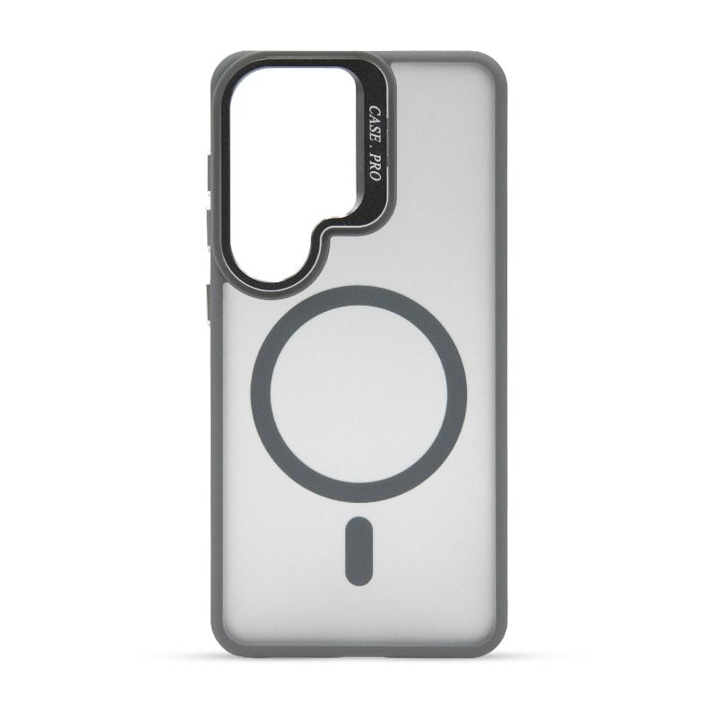 Futrola MAGSAFE COLOR FRAME za Samsung S26 siva