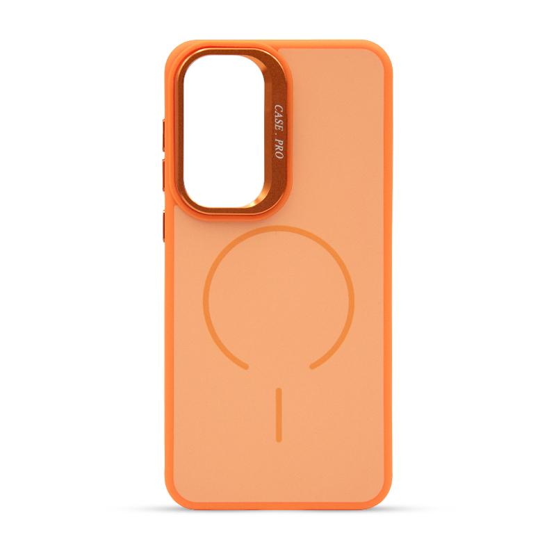 Futrola MAGSAFE COLOR LUX za Samsung S25 FE narandzasta