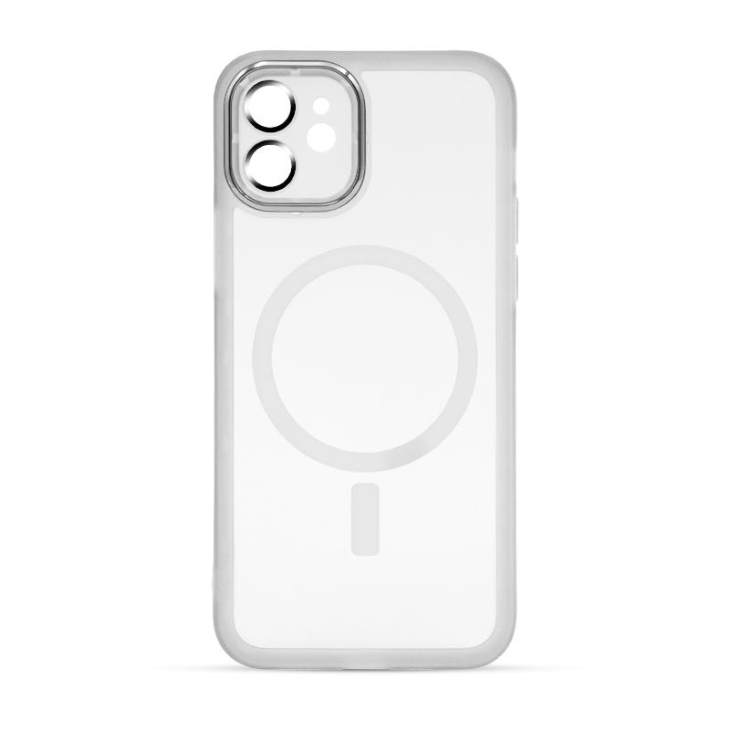 Futrola MAGSAFE COLOR za Iphone 12 bela