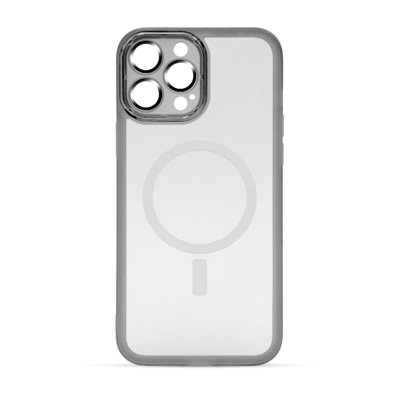 Futrola MAGSAFE COLOR za Iphone 13 Pro Max siva