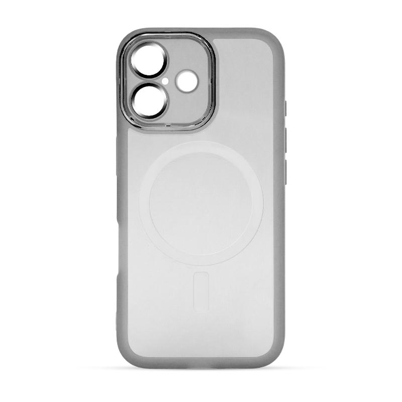 Futrola MAGSAFE COLOR za Iphone 16 siva