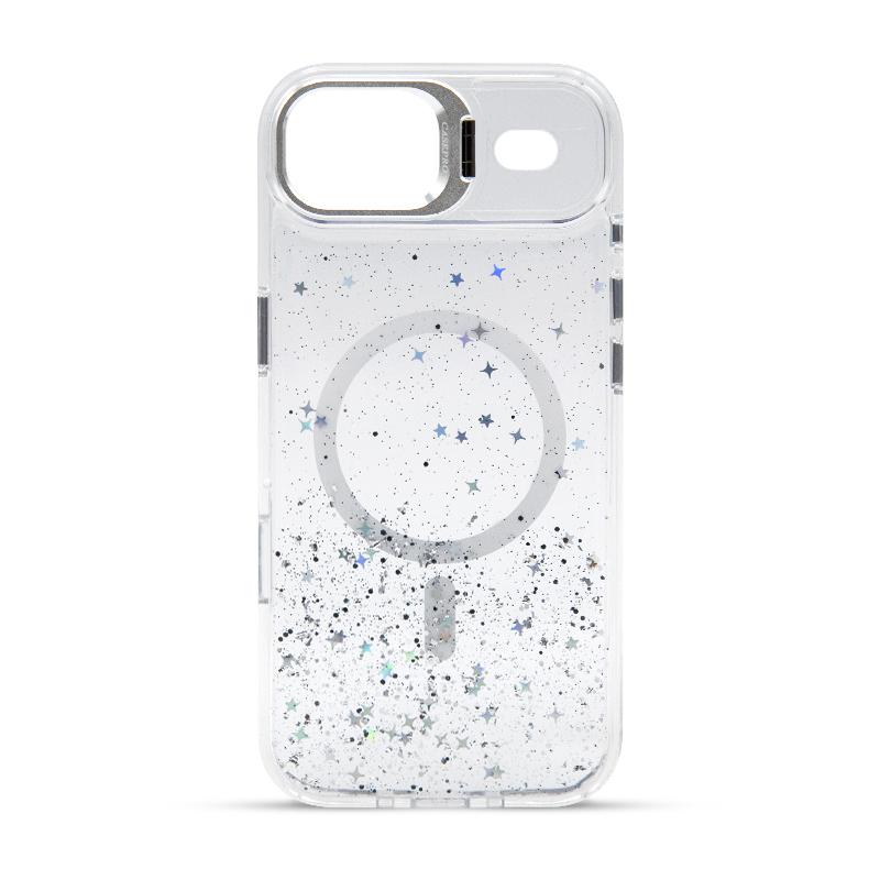 Futrola MAGSAFE GLITTER 2 za Iphone 17 Air bela