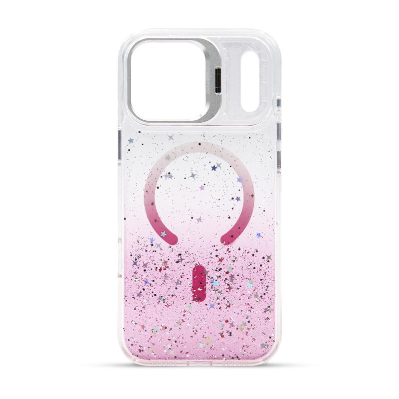 Futrola MAGSAFE GLITTER 2 za Iphone 17 Pro Max roze