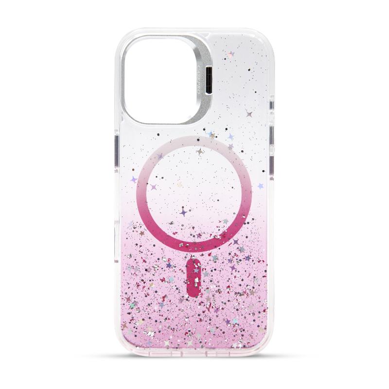 Futrola MAGSAFE GLITTER 2 za Iphone 17 roze