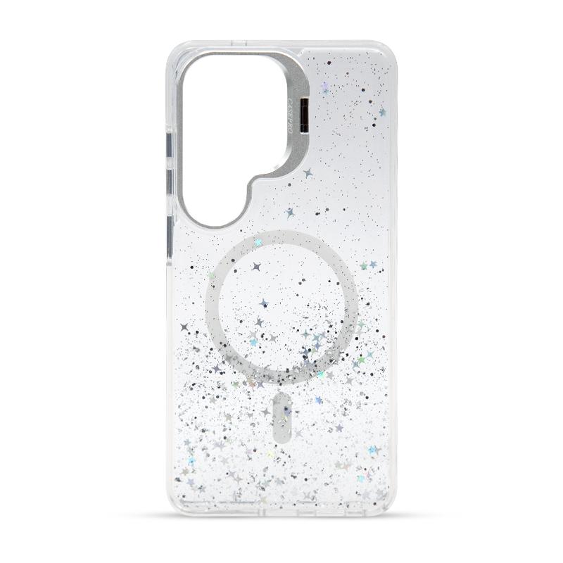 Futrola MAGSAFE GLITTER 2 za Samsung S26 Ultra bela