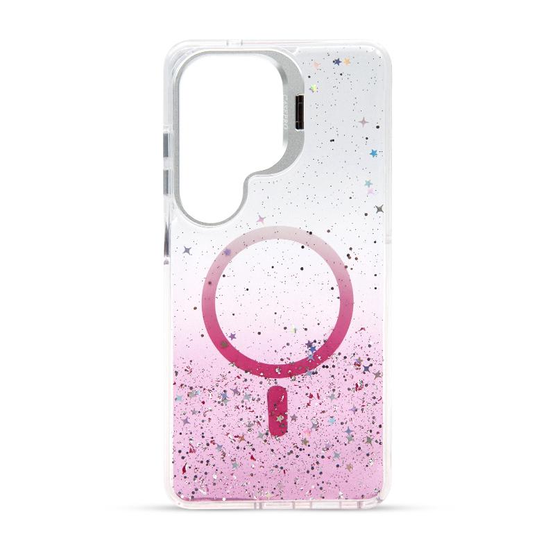 Futrola MAGSAFE GLITTER 2 za Samsung S26 Ultra roze