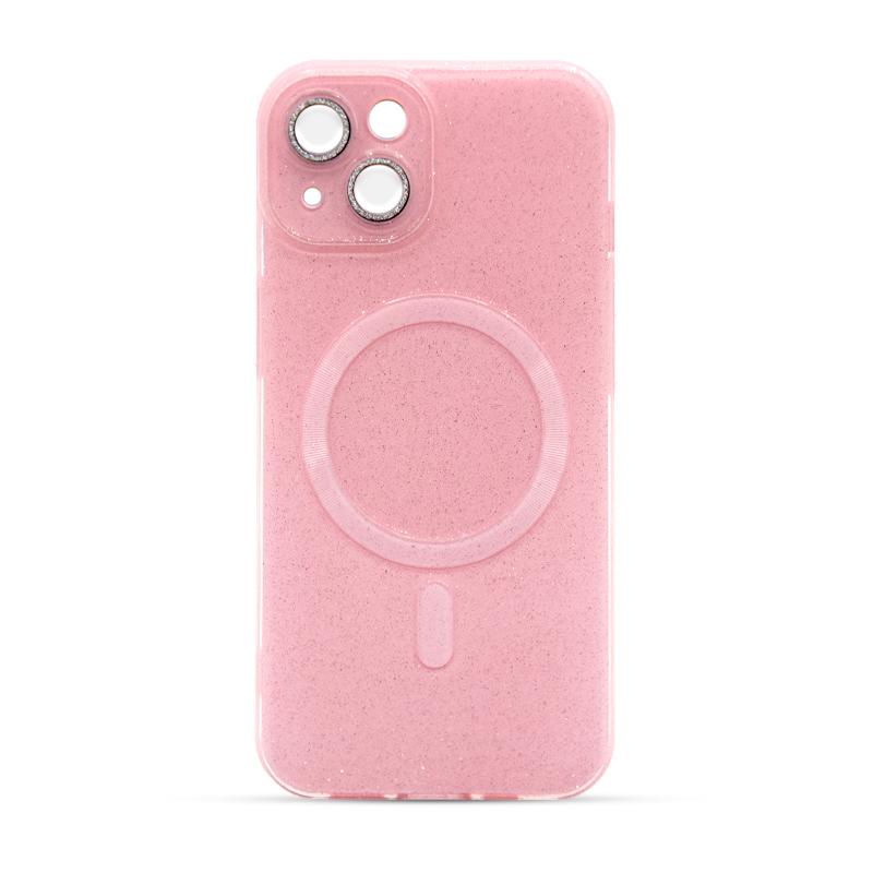 Futrola MAGSAFE GLITTER za Iphone 13 roze