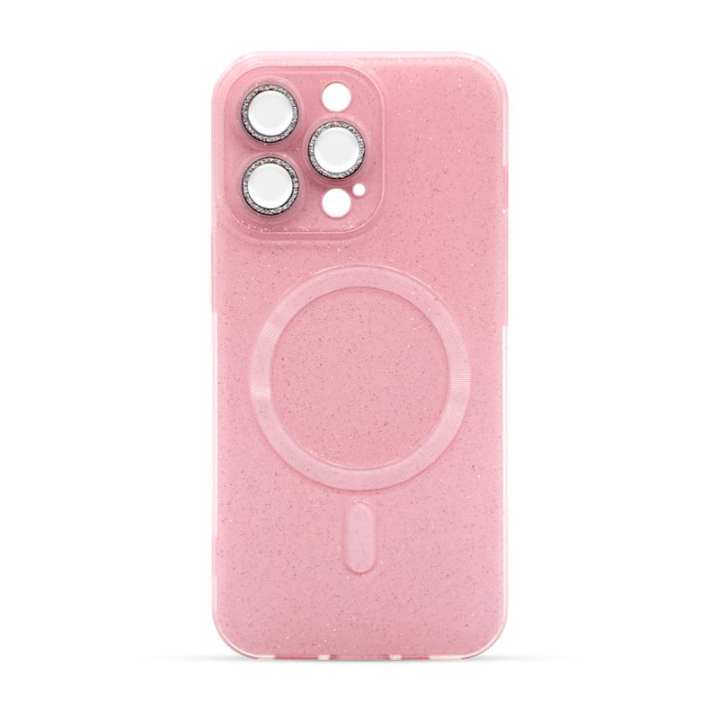 Futrola MAGSAFE GLITTER za Iphone 13 Pro pink