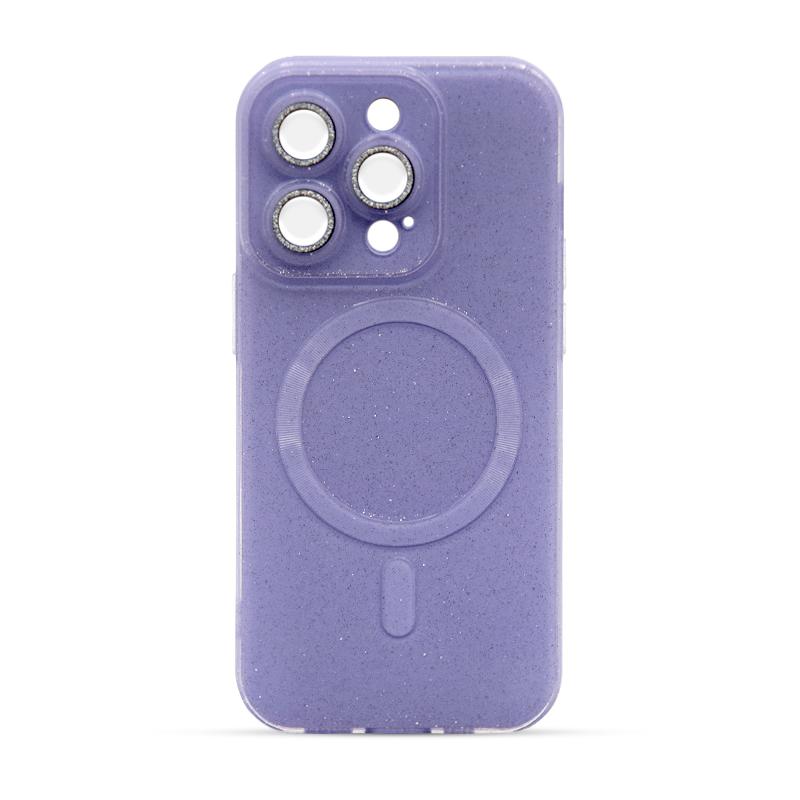 Futrola MAGSAFE GLITTER za Iphone 14 Pro light purple