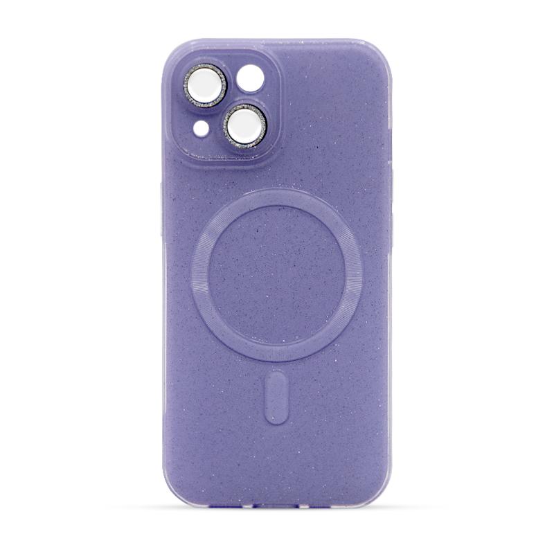 Futrola MAGSAFE GLITTER za Iphone 15 light purple