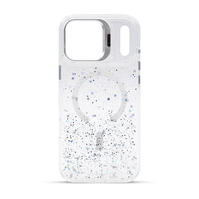 Futrola MAGSAFE GLITTER 2 za Iphone 17 Pro Max bela