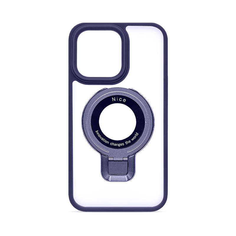 Futrola MAGSAFE RING za Iphone 15 Pro ljubicasta