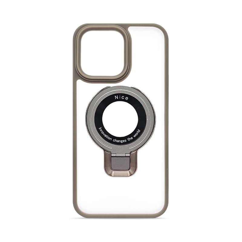 Futrola MAGSAFE RING za Iphone 15 Pro Max siva