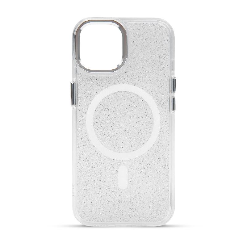 Futrola MAGSAFE SPARKLE za Iphone 15 bela