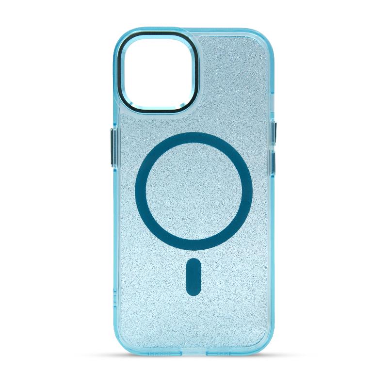 Futrola MAGSAFE SPARKLE za Iphone 15 plava
