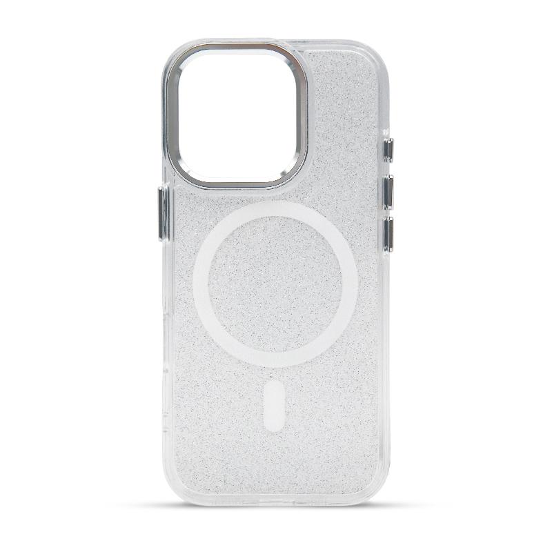 Futrola MAGSAFE SPARKLE za Iphone 16 Pro bela