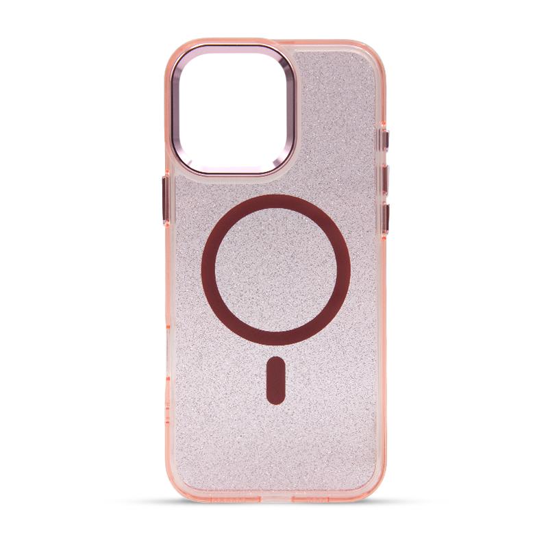 Futrola MAGSAFE SPARKLE za Iphone 16 Pro Max roze