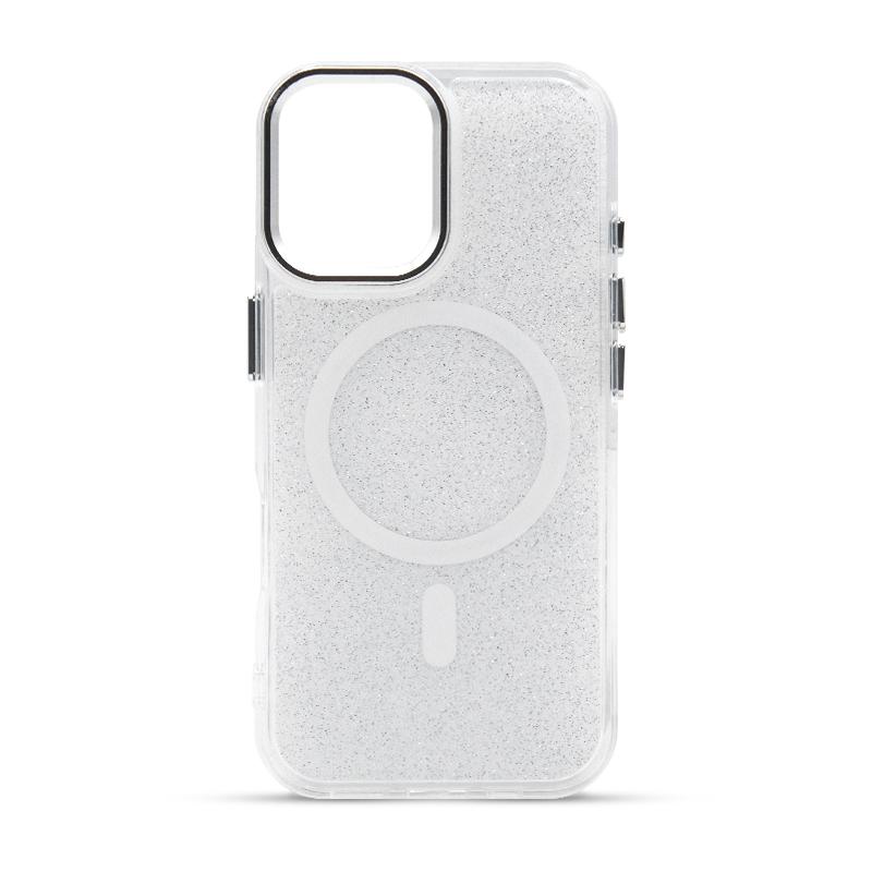 Futrola MAGSAFE SPARKLE za Iphone 17 bela