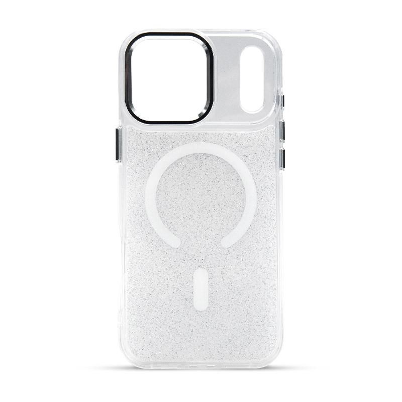 Futrola MAGSAFE SPARKLE za Iphone 17 Pro Max bela