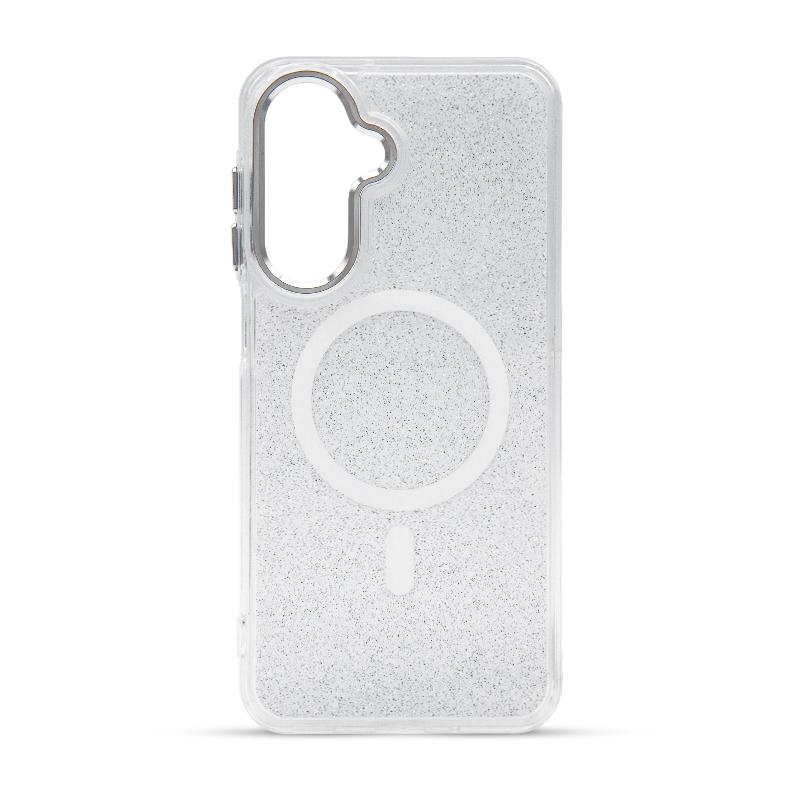 Futrola MAGSAFE SPARKLE za Samsung A17 bela