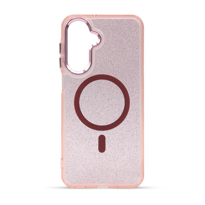 Futrola MAGSAFE SPARKLE za Samsung A17 roze