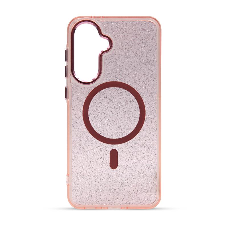 Futrola MAGSAFE SPARKLE za Samsung A36 roze