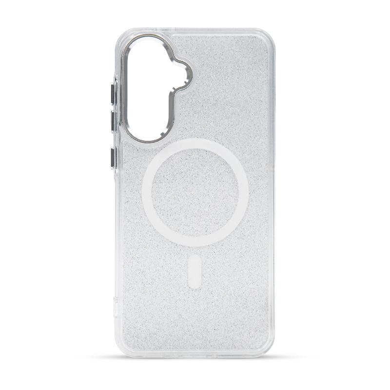 Futrola MAGSAFE SPARKLE za Samsung A37 bela
