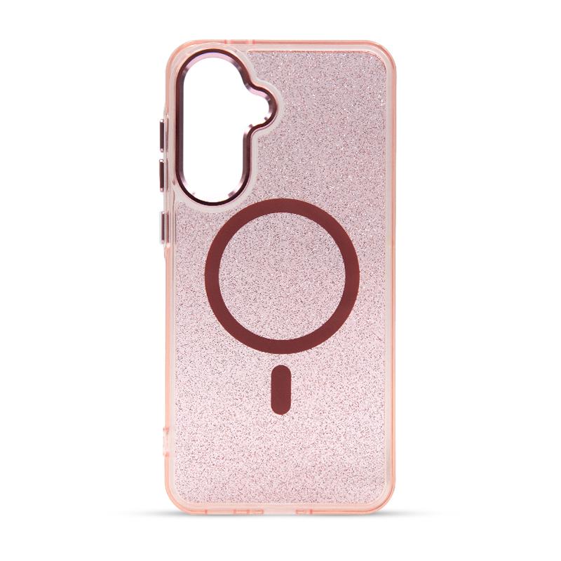 Futrola MAGSAFE SPARKLE za Samsung A37 roze