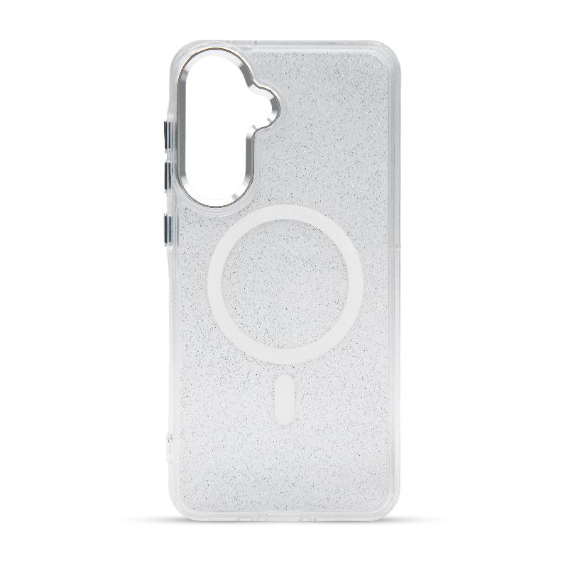 Futrola MAGSAFE SPARKLE za Samsung A56 bela