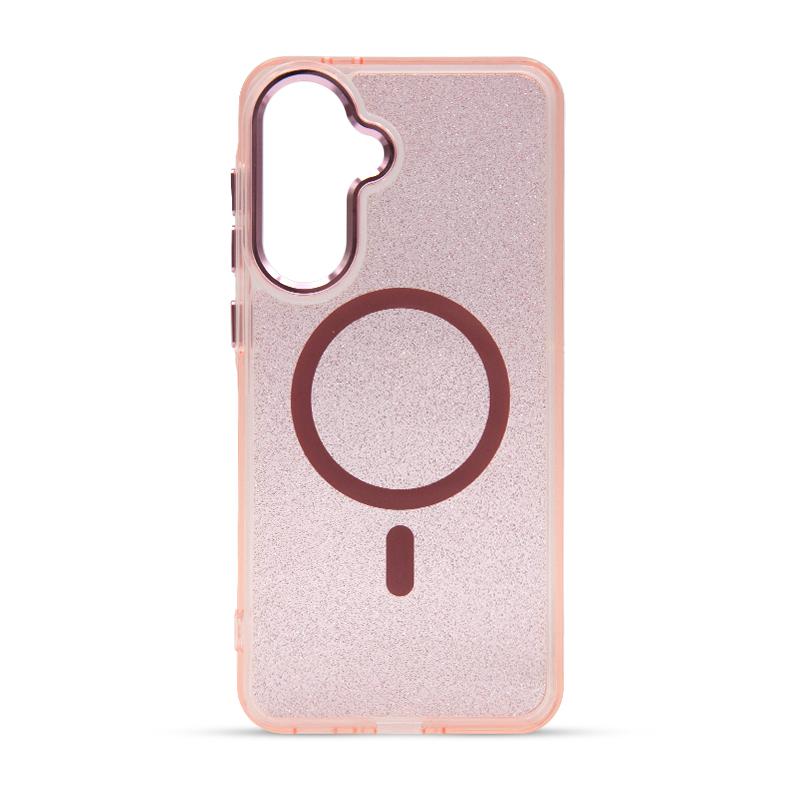 Futrola MAGSAFE SPARKLE za Samsung A56 roze