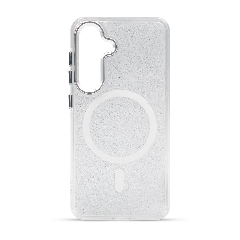 Futrola MAGSAFE SPARKLE za Samsung S25/S24 bela