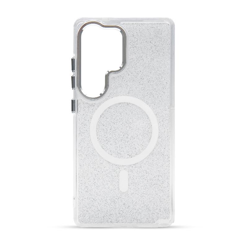 Futrola MAGSAFE SPARKLE za Samsung S25 Ultra bela