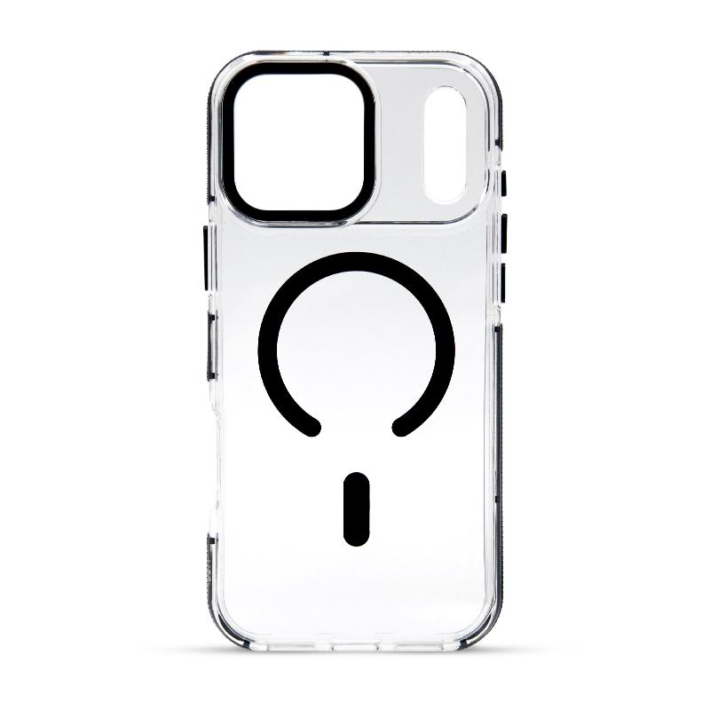 Futrola MAGSAFE TRANSPARENT za Iphone 17 Pro Max crna