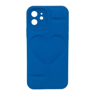 Futrola MATTE HEART za Iphone 11 plava