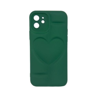 Futrola MATTE HEART za Iphone 11 zelena