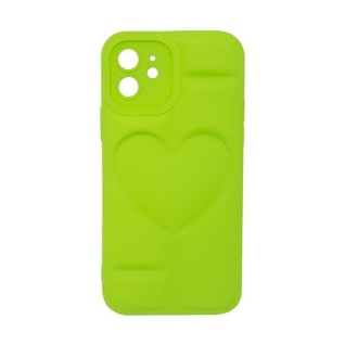 Futrola MATTE HEART za Iphone 11 svetlo zelena