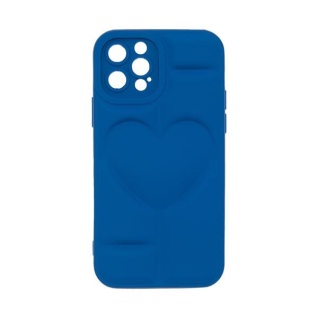 Futrola MATTE HEART za Iphone 12 Pro plava