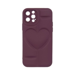 Futrola MATTE HEART za Iphone 12 Pro brown