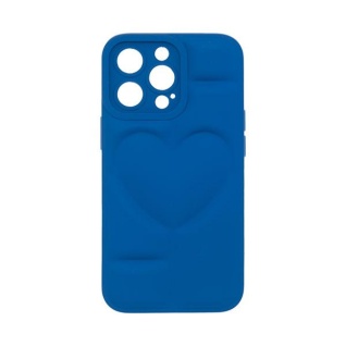 Futrola MATTE HEART za Iphone 13 Pro plava