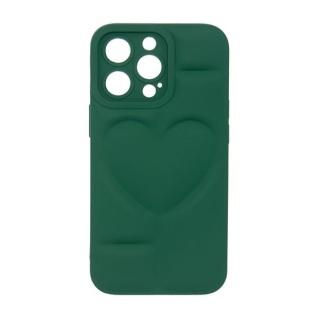 Futrola MATTE HEART za Iphone 13 Pro zelena