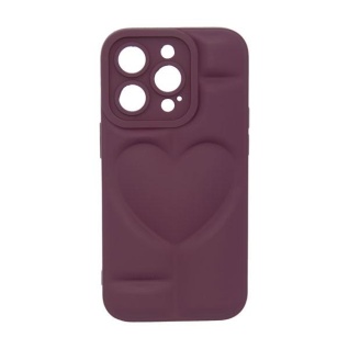 Futrola MATTE HEART za Iphone 14 Pro brown