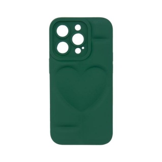 Futrola MATTE HEART za Iphone 14 Pro zelena