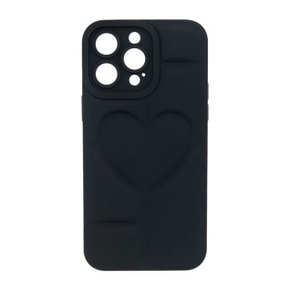Futrola MATTE HEART za Iphone 14 Pro Max crna