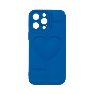 Futrola MATTE HEART za Iphone 14 Pro Max plava
