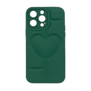Futrola MATTE HEART za Iphone 14 Pro Max zelena